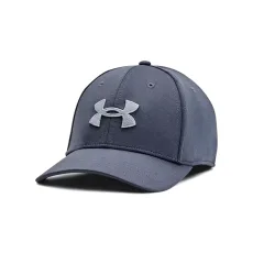 Blitzing Low Mens Stretch Fit Cap Downpour Gray / Harbor Blue L/XL Blitzing Low Mens Stretch Fit Cap Downpour Gray / Harbor Blue L/XL