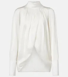 Blouse en satin de soie Blouse en satin de soie