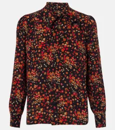 Blouse en soie à fleurs Blouse en soie à fleurs