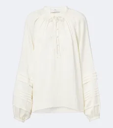 Blouse oversize à broderies Blouse oversize à broderies