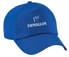 Blue Baseball Cap I Love Birmingham Blue Baseball Cap I Love Birmingham
