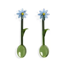 Blue Flora Spoon Set of 2 Blue Flora Spoon Set of 2
