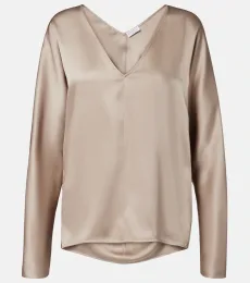 Blusa de seda