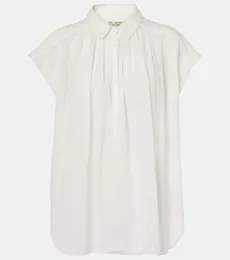 Blusa fruncida Normandy de algodón Blusa fruncida Normandy de algodón