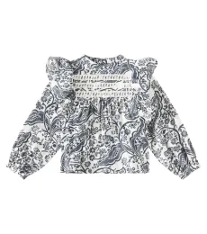 Blusa Jaipur de algodón con paisley