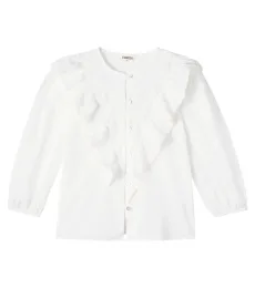 Blusa Kerala de algodón con volantes Blusa Kerala de algodón con volantes