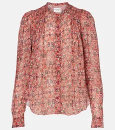 Blusa Neolin de crepé estampada