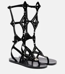 Boham cutout suede gladiator sandals Boham cutout suede gladiator sandals