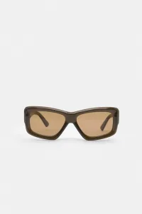 Bold Resin Sunglasses - Brown