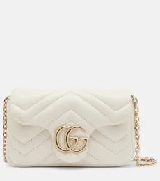 Bolso al hombro GG Marmont Mini de piel Bolso al hombro GG Marmont Mini de piel