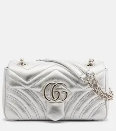 Bolso al hombro GG Marmont Small de piel Bolso al hombro GG Marmont Small de piel