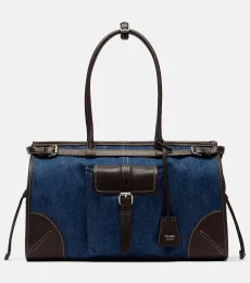 Bolso al hombro Prada Bonnie Large de denim Bolso al hombro Prada Bonnie Large de denim