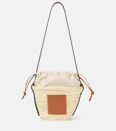 Bolso cesta Paula's Ibiza con anagrama Bolso cesta Paula's Ibiza con anagrama