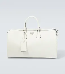 Bolso de viaje de piel Saffiano Bolso de viaje de piel Saffiano