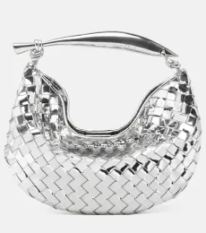 Bolso Sardine de piel Intrecciato metalizada Bolso Sardine de piel Intrecciato metalizada