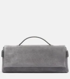 Bolso Small de ante con cuentas Monili Bolso Small de ante con cuentas Monili
