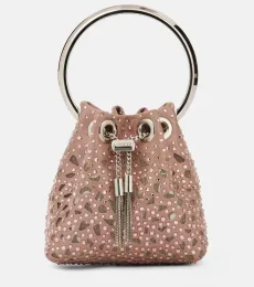 Bon Bon Micro satin bucket bag