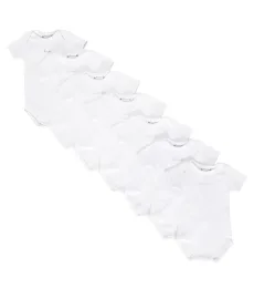 Bonpoint Baby set of 7 cotton onesies Bonpoint Baby set of 7 cotton onesies