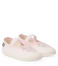 Bonton Sarah glitter Mary Jane flats