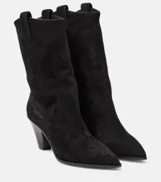 Boogie suede cowboy boots Boogie suede cowboy boots