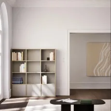 Bookcase in Grey with Doors and Backpanels Bookcase in Grey with Doors and Backpanels