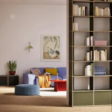 Bookcase in Moss Green with Drawers Bookcase in Moss Green with Drawers