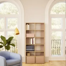 Bookcase in Pink with Doors Bookcase in Pink with Doors