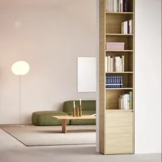 Bookcase in White Oak with Doors and Bottom Storage Bookcase in White Oak with Doors and Bottom Storage