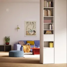 Bookcase in White with Doors and Backpanels Bookcase in White with Doors and Backpanels