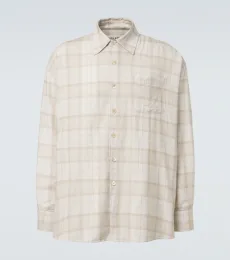 Borrowed plaid cotton flannel shirt Borrowed plaid cotton flannel shirt