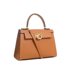 Borsa da donna Elena - Miele Camoscio sky Borsa da donna Elena - Miele Camoscio sky