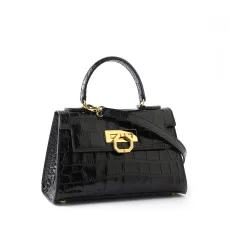 Borsa da donna Greta - Cocco Nero Camoscio beige Borsa da donna Greta - Cocco Nero Camoscio beige