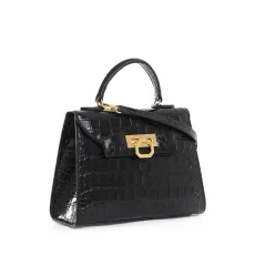 Borsa da donna Loren - Cocco nero Camoscio soleil Borsa da donna Loren - Cocco nero Camoscio soleil