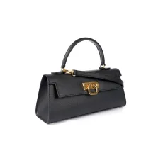 Borsa da donna Masami - Nero Camoscio sky Borsa da donna Masami - Nero Camoscio sky