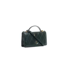 Borsa in pelle Lara - Verde Camoscio beige Borsa in pelle Lara - Verde Camoscio beige