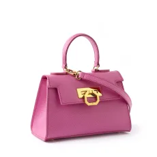 Borsa in pelle Licia - Fuchsia Camoscio fucsia Borsa in pelle Licia - Fuchsia Camoscio fucsia