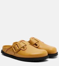 Boston leather clogs Boston leather clogs