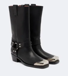 Botas biker Roxy de piel adornadas Botas biker Roxy de piel adornadas