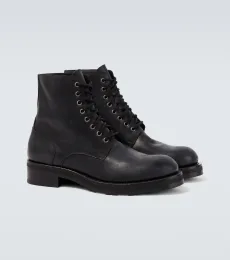 Botas con cordones de piel Botas con cordones de piel