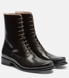 Botas con cordones Kai de piel Botas con cordones Kai de piel