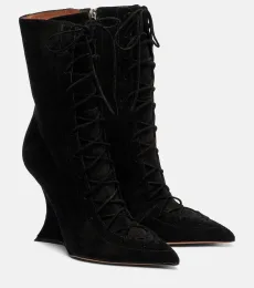 Botas con cordones Nina 105 de ante Botas con cordones Nina 105 de ante