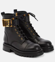 Botas con cordones Romy de piel