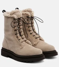 Botas de ante con borrego Botas de ante con borrego