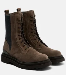 Botas de ante con cuentas Monili Botas de ante con cuentas Monili