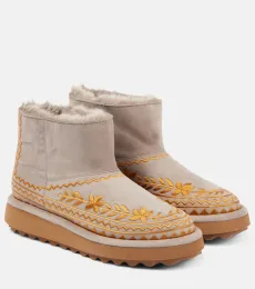 Botas de nieve Zarina de ante con borrego Botas de nieve Zarina de ante con borrego