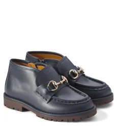 Botas de piel con Horsebit Botas de piel con Horsebit