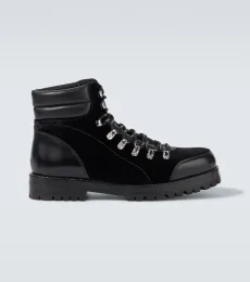 Botas Janka de terciopelo con piel Botas Janka de terciopelo con piel