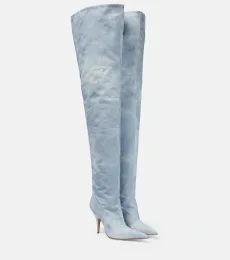 Botas mosqueteras Gia 33 en denim Botas mosqueteras Gia 33 en denim