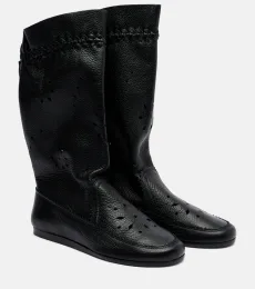 Botas Welky de piel cortadas a láser Botas Welky de piel cortadas a láser