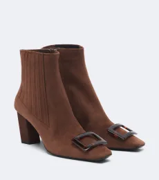 Botines Belle Vivier de ante Botines Belle Vivier de ante